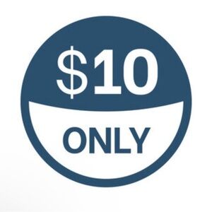 END TONIGHT.     Closet clean out making room for new goodies. $10 sale
